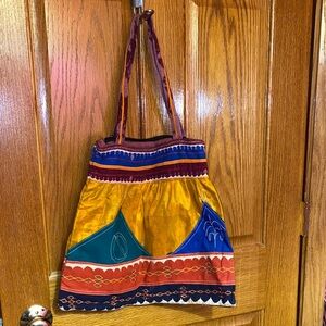 Handmade Colorful Patchwork Tote Bag
